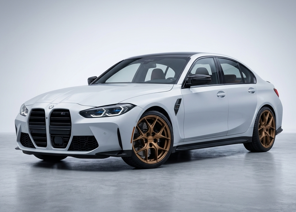 Nice car with trending bronze wheels